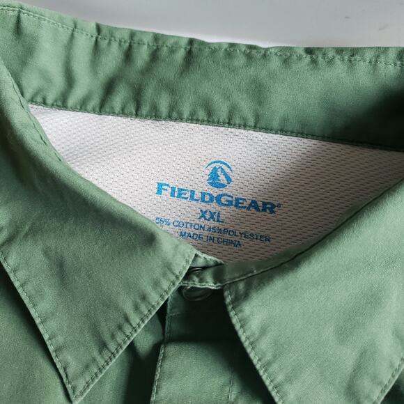 Men's Green Short Sleeve Shirt - Picture 4 of 11